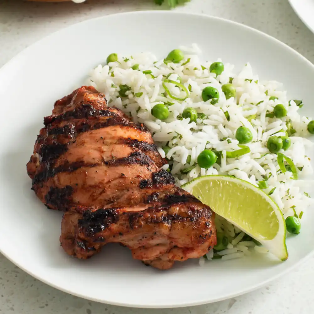 Grilled Chicken with Rice