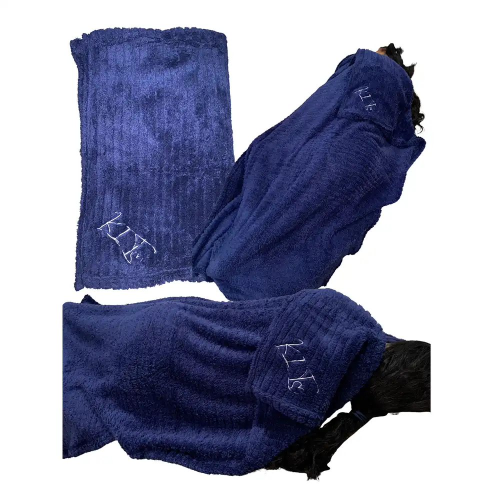 Soft plush recovery wrap blanket