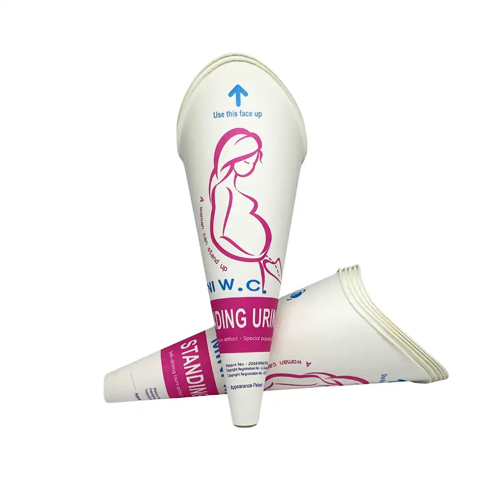 Disposable standing urination device