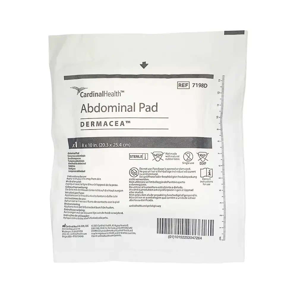 Cardinal Health DERMACEA Abdominal Pad