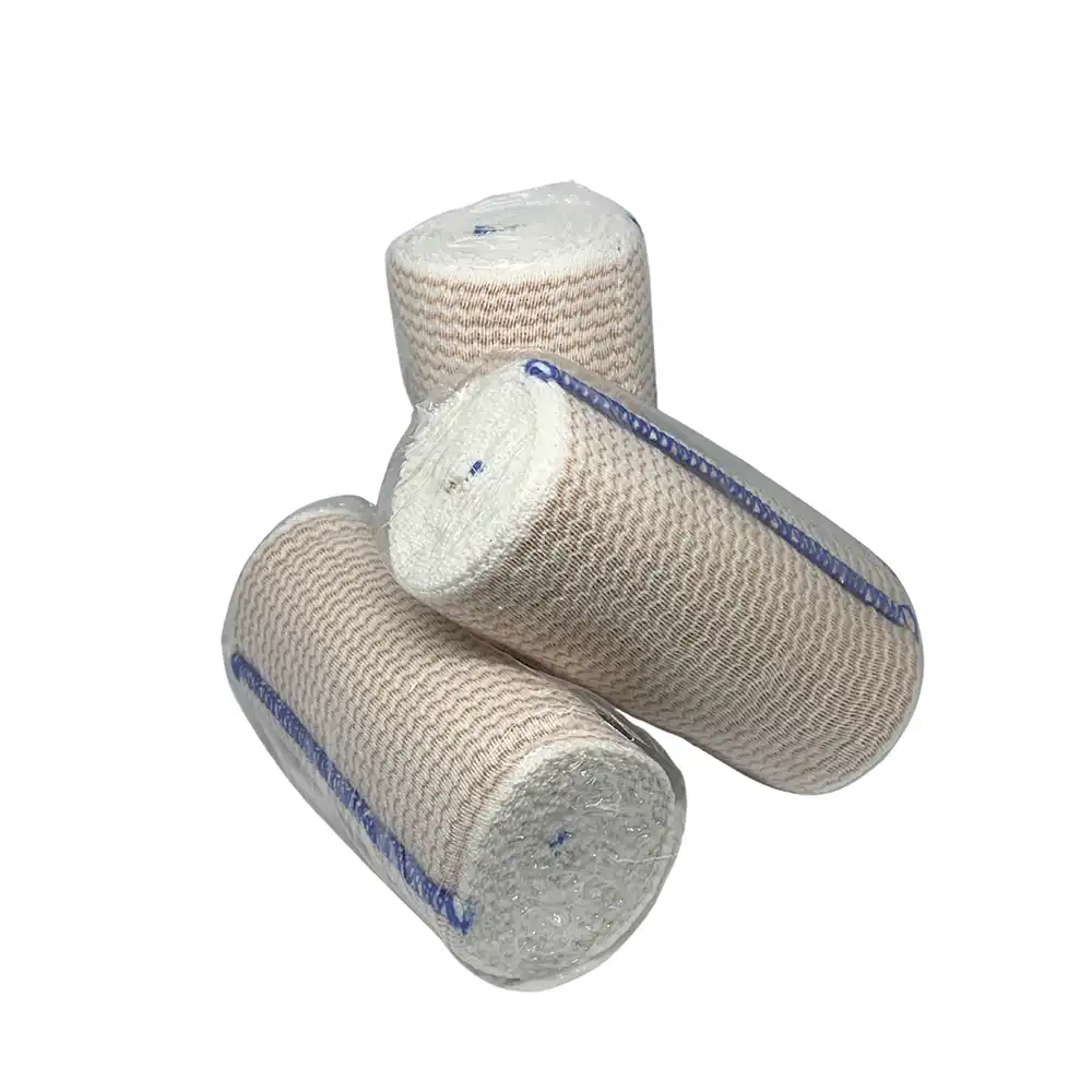 Elastic bandage wrap roll